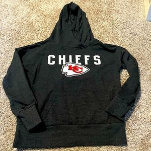 Womens hooded Kansas City Chiefs Sweatshirt Sz Med